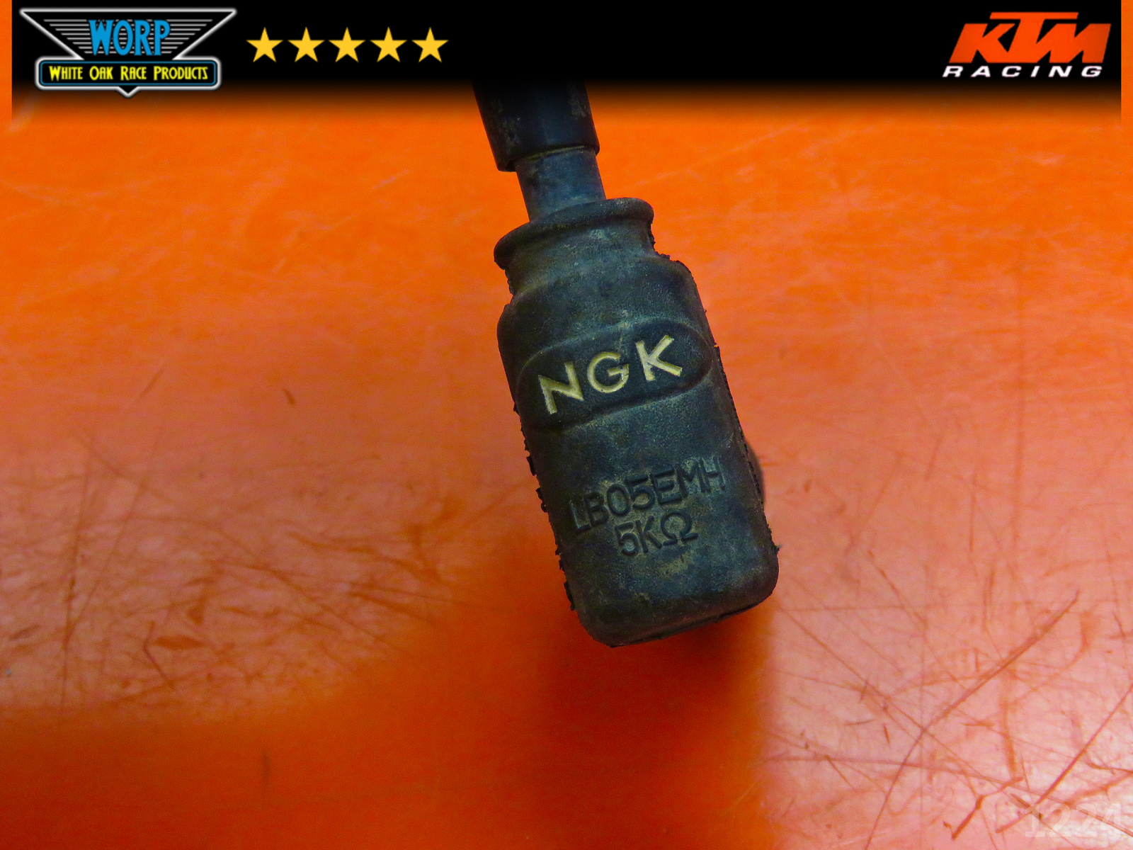 1990 KTM 350 EXC CDI / IGNITION COIL SPARK PLUG IGNITOR WIRE CAP GENUINE OEM