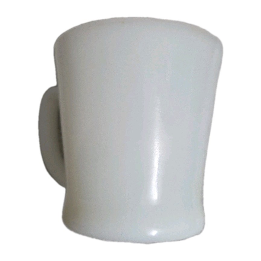 Fire King Esso Exxon Tiger Vintage Coffee Cup Mug White Milk Glass Gas Stations