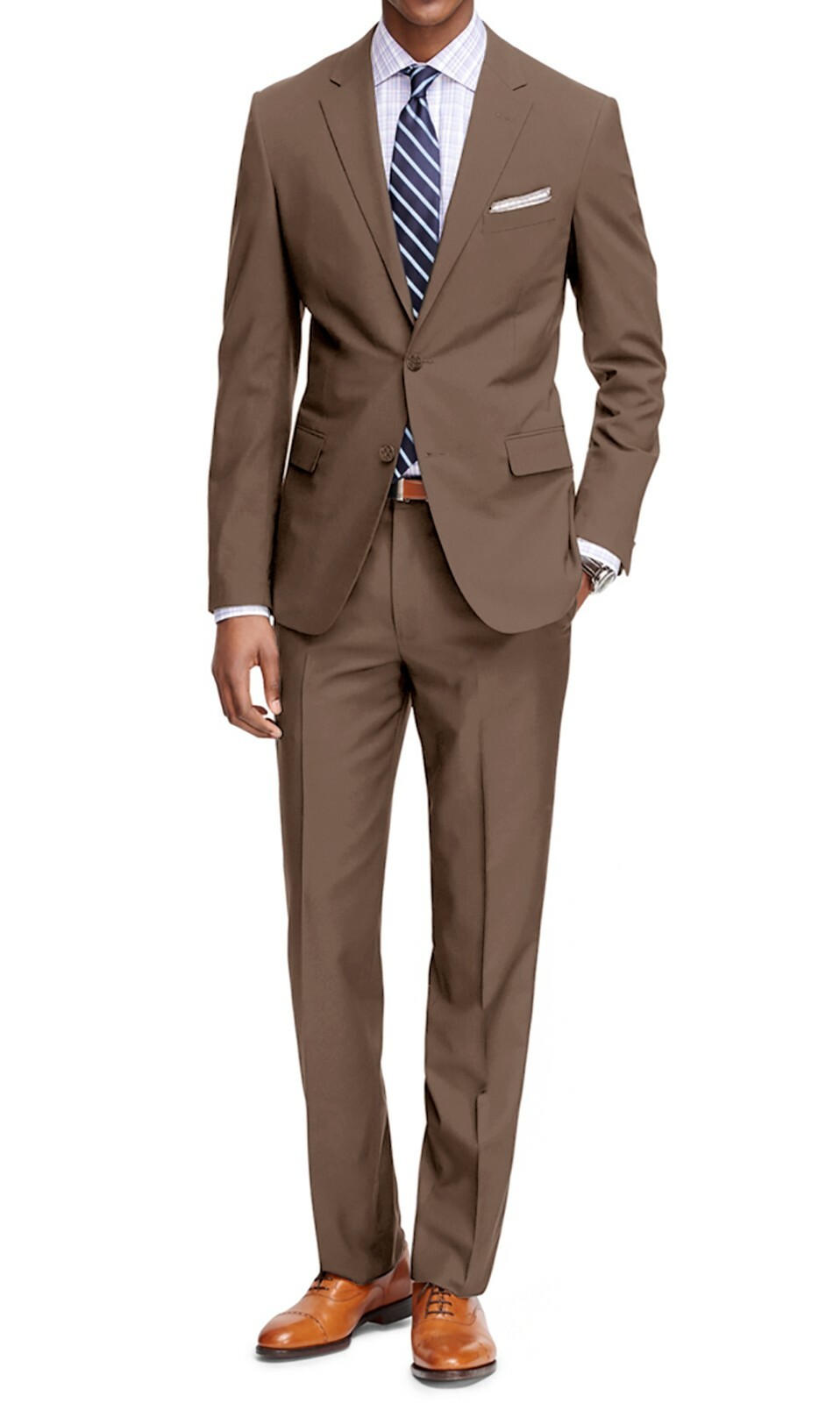 Braveman Men's Two Piece Classic Regular Fit Suits