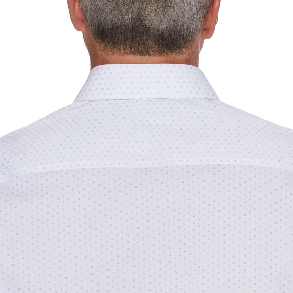 Calvin Klein Men’s Wrinkle Free Dress Shirt, White Size L 16-16.5 32-33