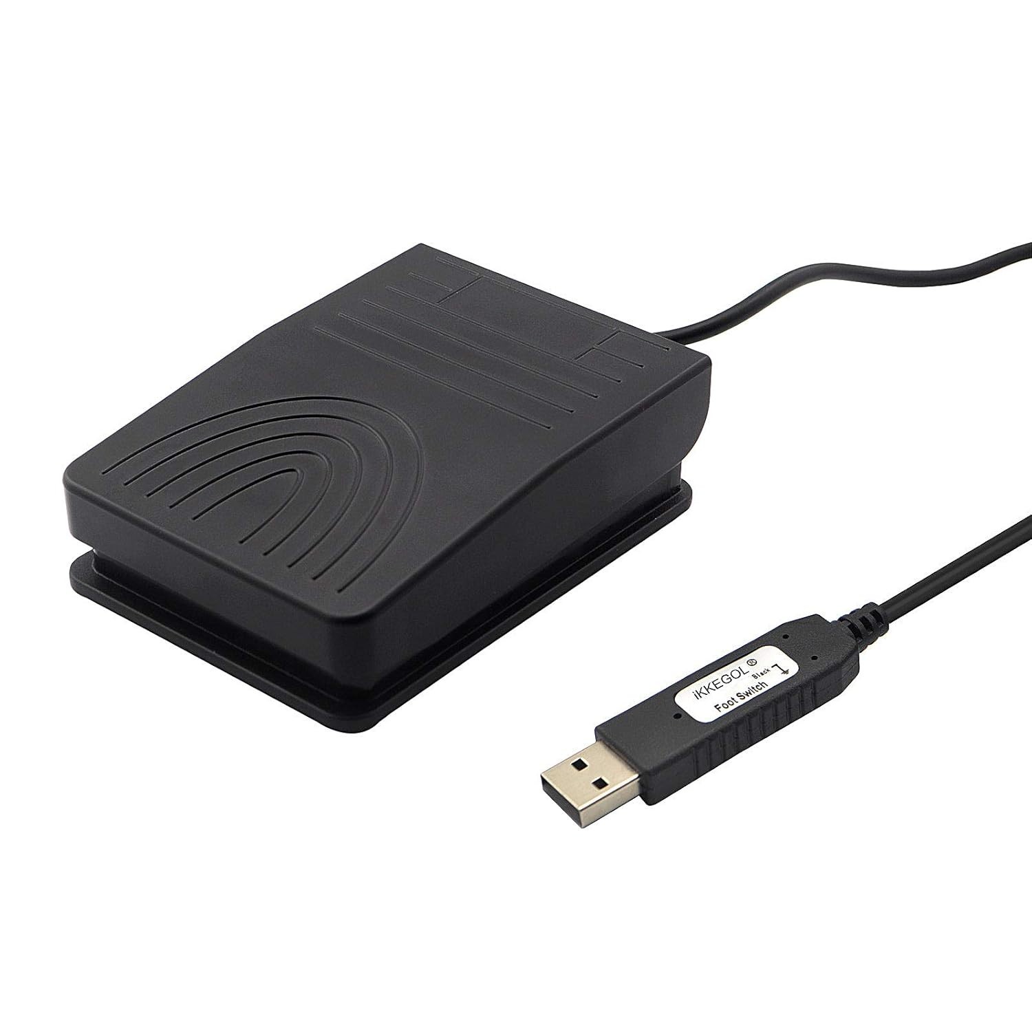 USB Foot Switch Pedal Control for PC Hands-Free Programmable Gaming Push-To-Talk