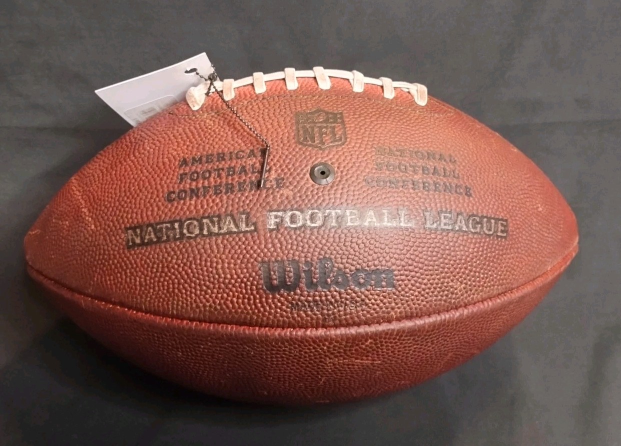 BUFFALO BILLS PITTSBURGH STEELERS 2024 GAME USED WILD CARD PLAYOFF FOOTBALL
