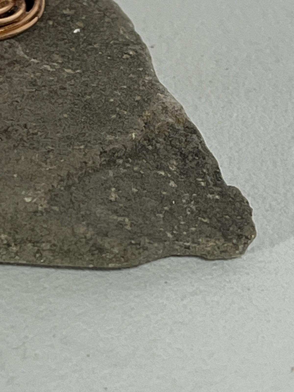 Handmade 2.25” Copper Wire Bonsai Tree Sculpture On Stone Base Decor Mini (D)