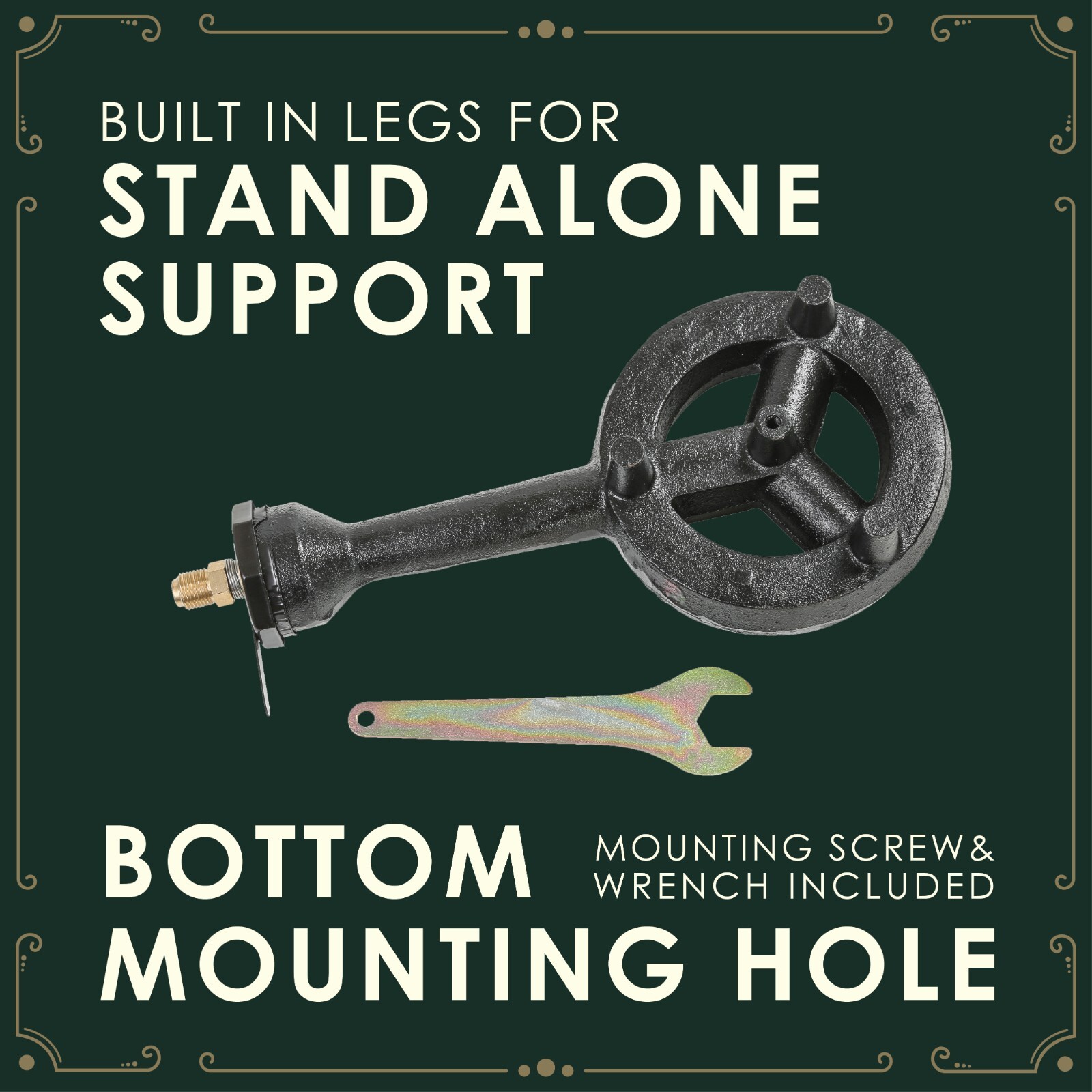 CONCORD 6" High Pressure Banjo Jr Burner Head