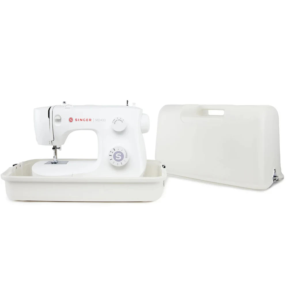 SINGER Universal Hard Case Sewing Machine Carrying Storage Heavy Duty (White)