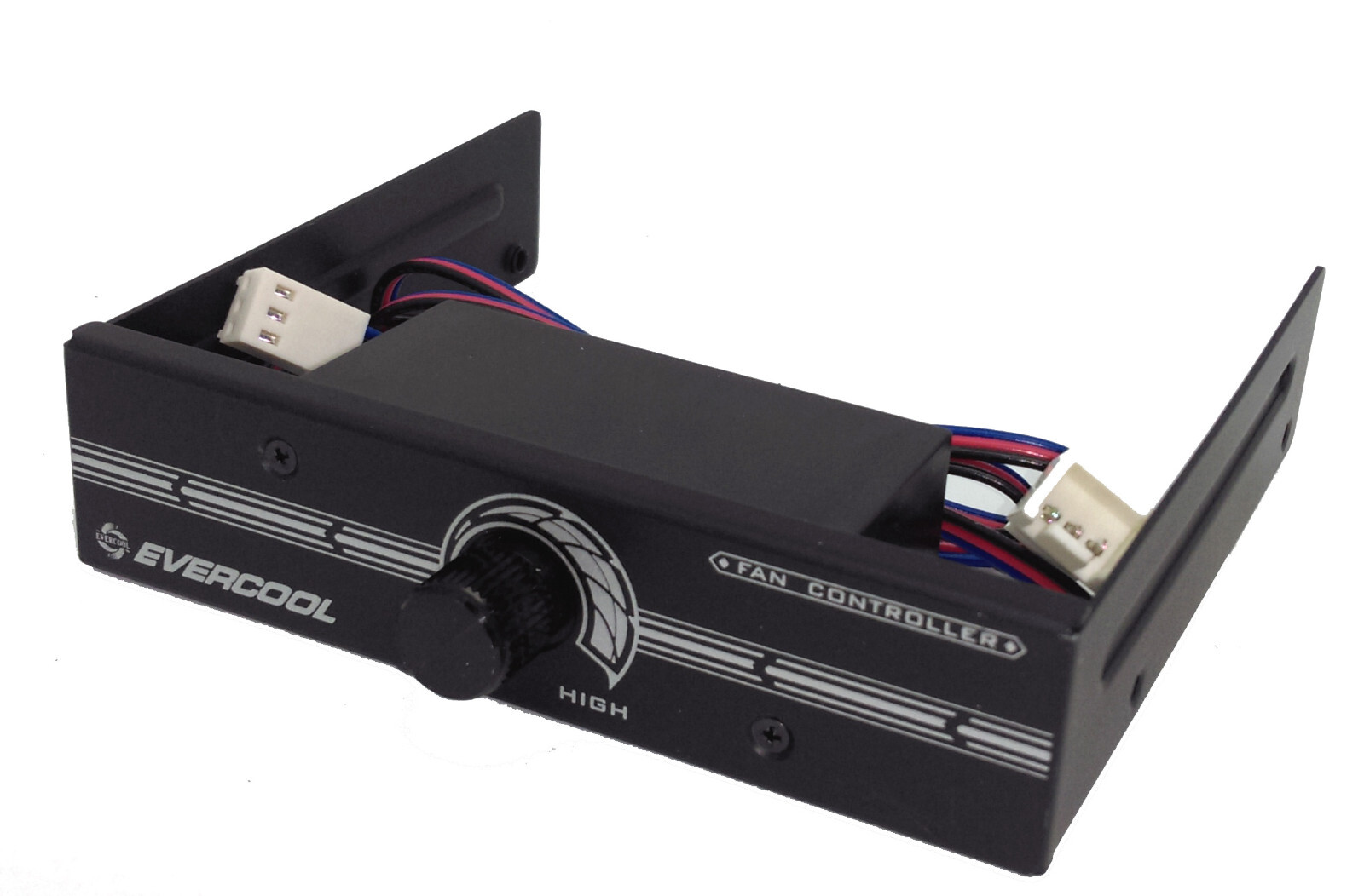 New Evercool Twister Black 3.5" Front Panel Bay or PCI Slot Fan Speed Controller
