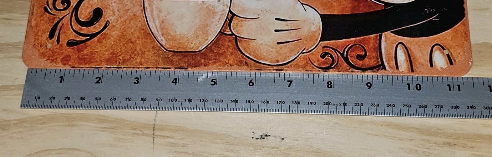 Mickey's Coffee Blend Metal Sign Mickey Mouse 11"x7" Disney