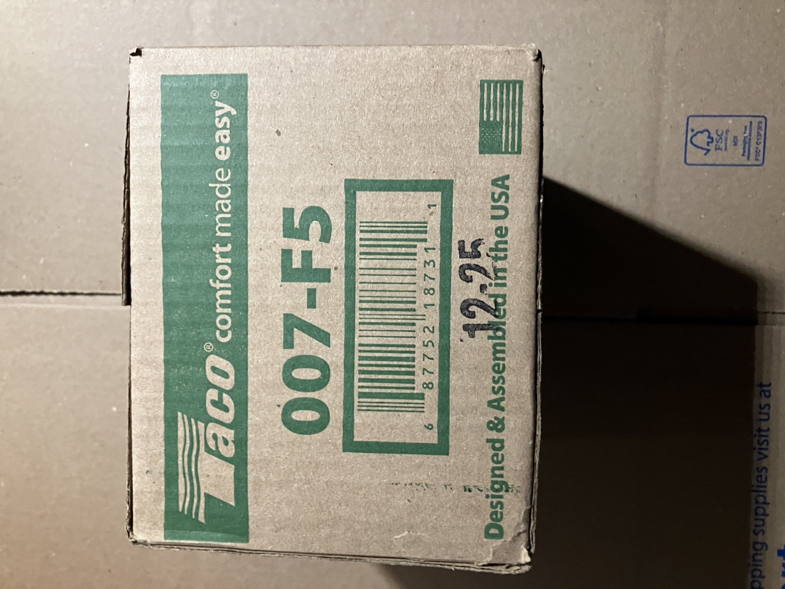 Taco 007-F5 Cast Iron Circulator, 1/25 HP Factory Sealed Free Shipping 🔥🔥