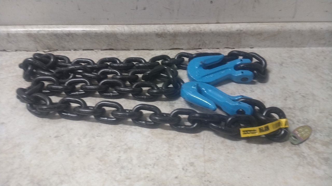 B/A Products Co. G10-5810SGG 5/8 In Overall Hook Size 10 Ft L Recovery Chain