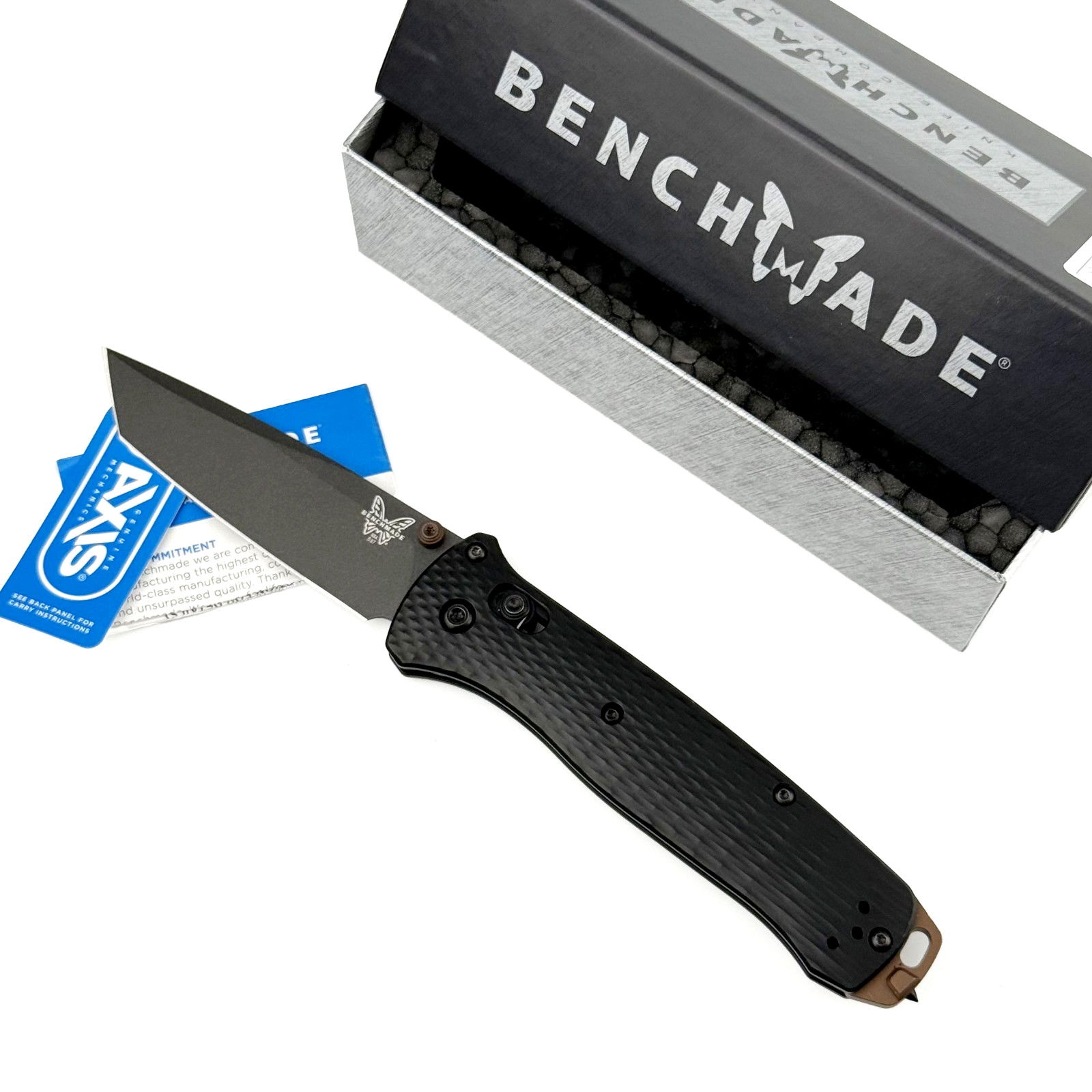 Benchmade 537GY-03 Bailout Black Aluminum CPM-M4 Folding Knife