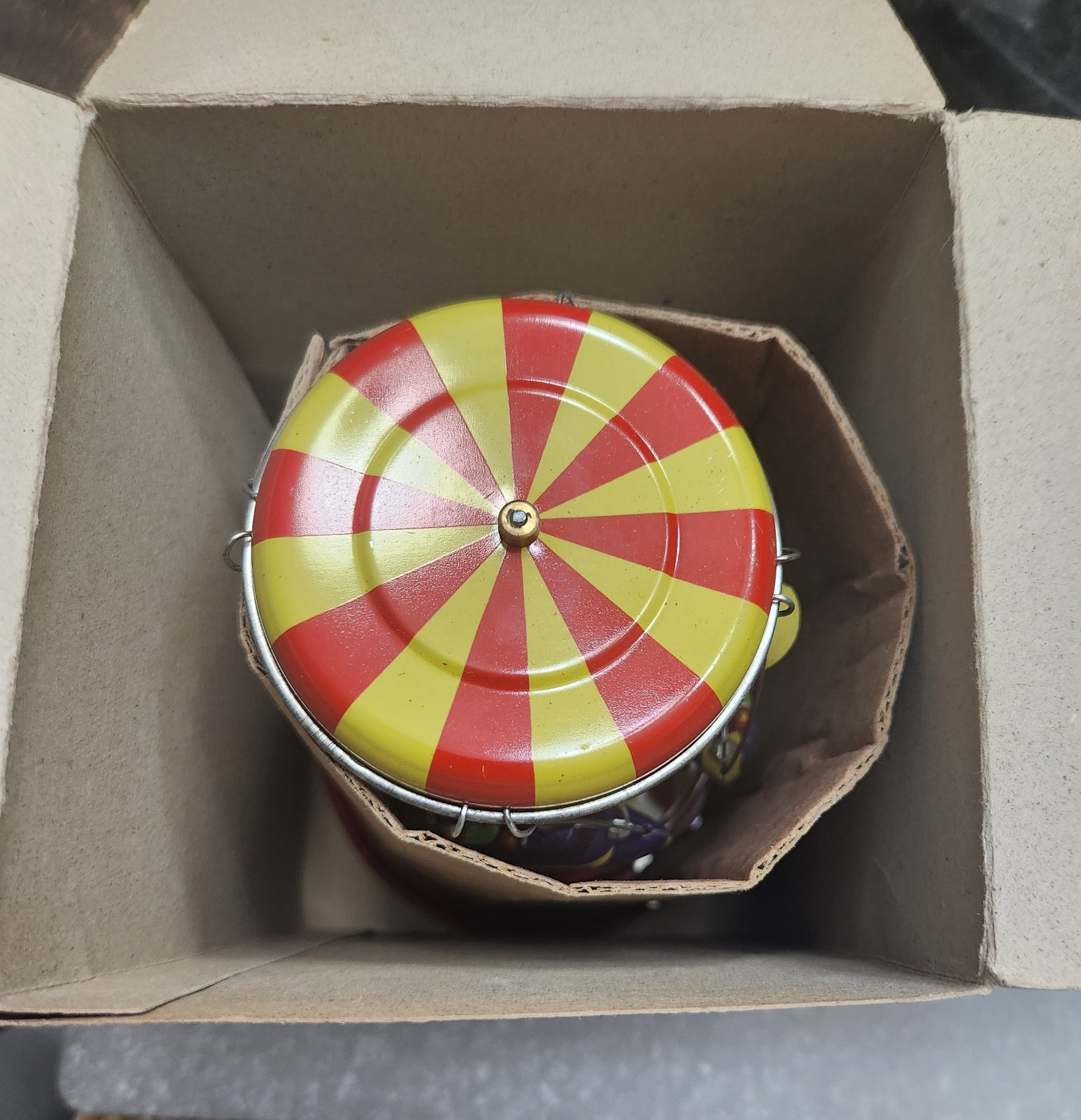 Rocket Ride Carousel • Schylling 2000 Vintage Tin Toy