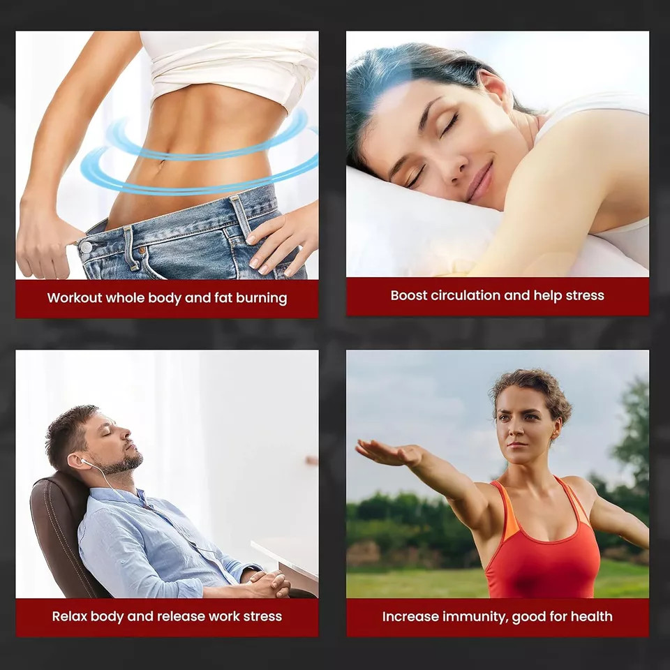 NEW Vibration Plate Exercise Machine Whole Body Workout Vibrate Platform Fitness