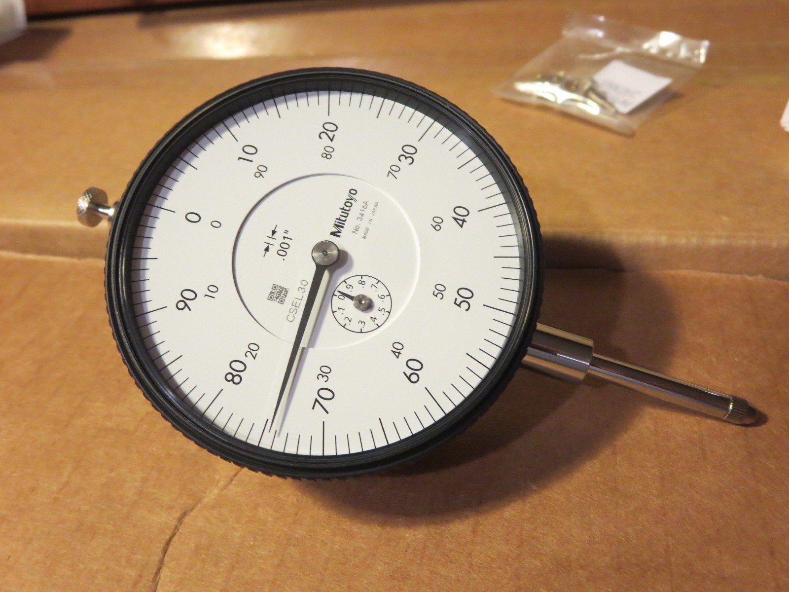 MITUTOYO # 3416A Dial Indicator .001 New w/factory packaging