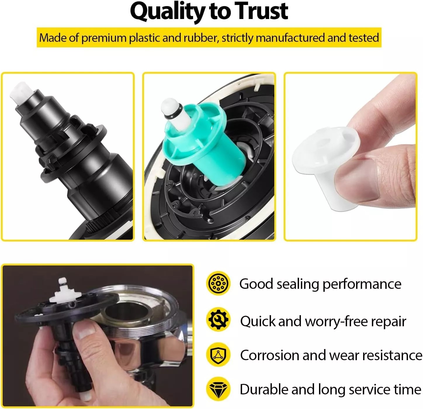 EBV-1020-A Flex Tube Diaphragm Kit for Sloan G2 Optima Plus Sensor Flushometers