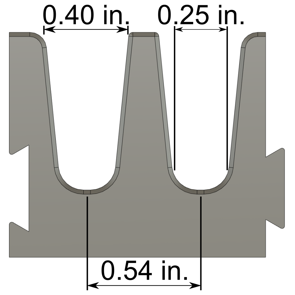 Modular Wrench Organizer | Compact Tool Storage | Slots hold 18 Tools SAE or mm