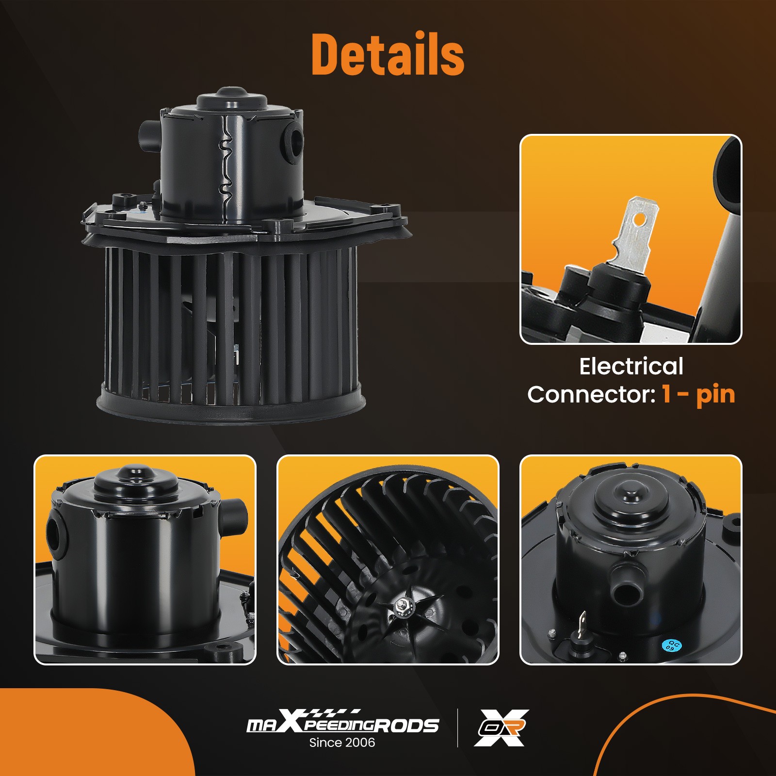 HVAC Blower Heater Motor For GMC C1500 C1500 K1500 C2500 K2500 1997-2000 700100