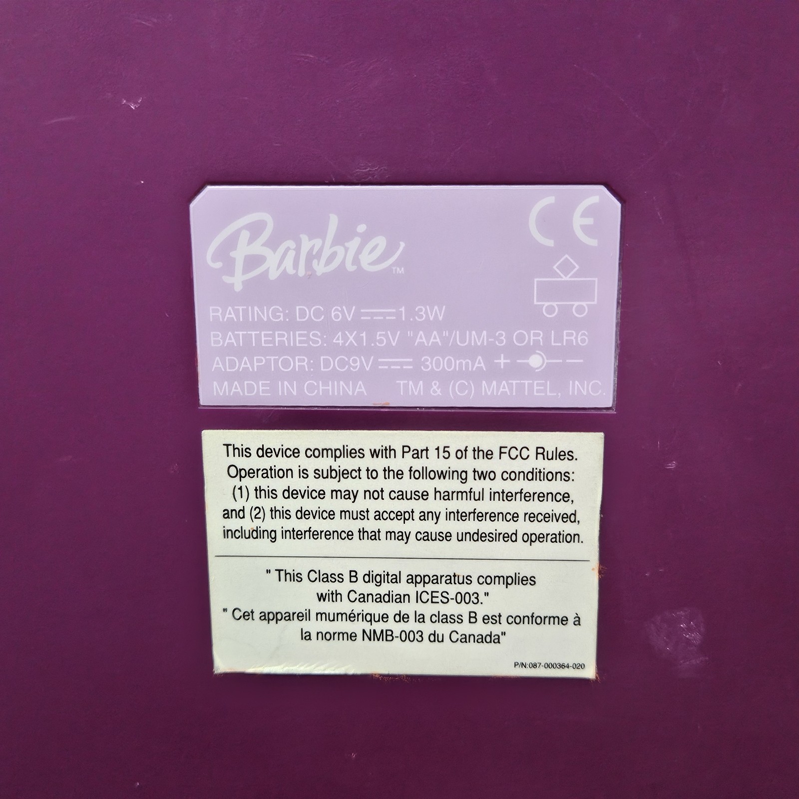 Y2K-VTG Mattel Barbie B-Book Laptop No Mouse Works Great!