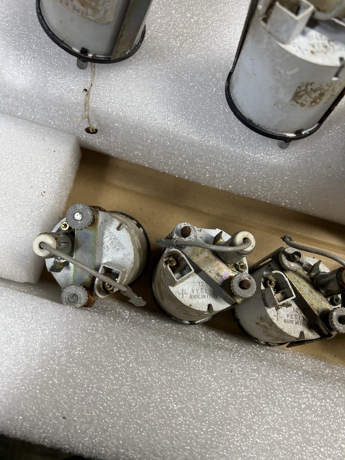 Original 1970 1971 1974 Ferrari 246 Dino Veglia Borletti Elettronico Clock Gauge