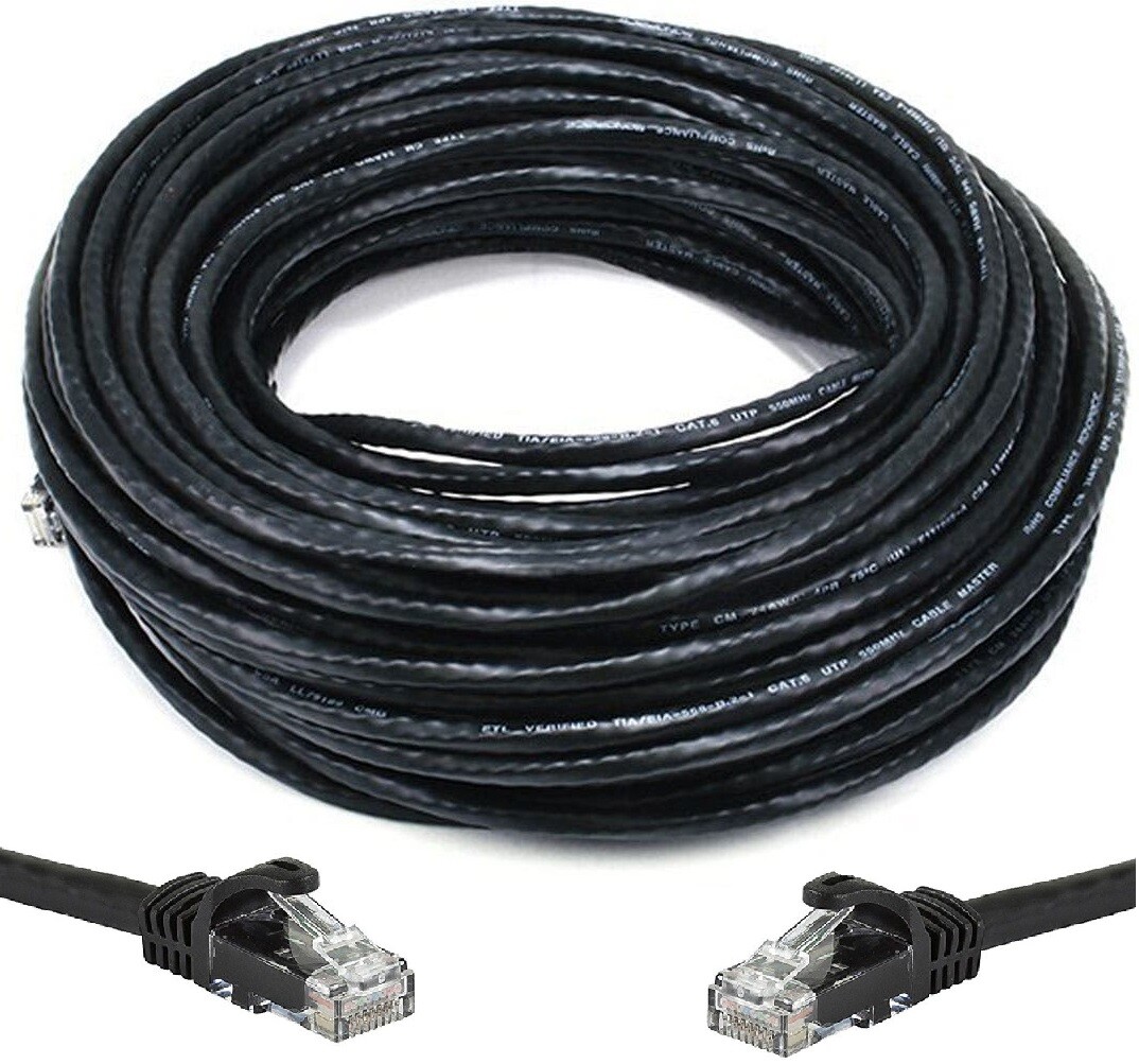 300 FT CAT6 Outdoor Waterproof Direct Burial UV Resistant Network Cable Open-Box