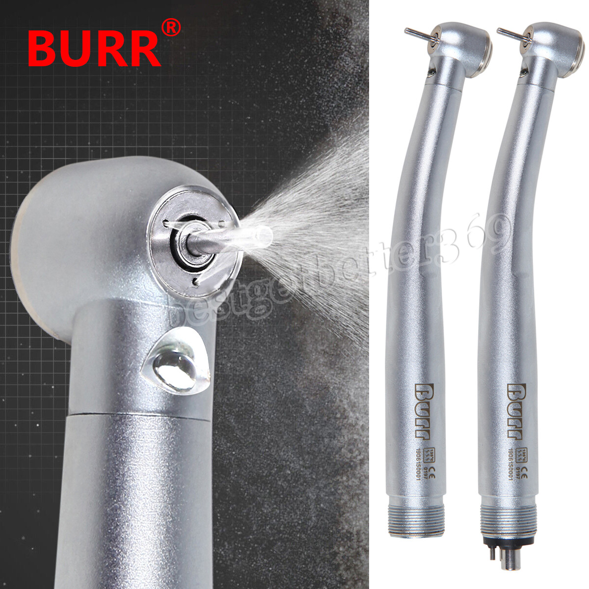 Dental Fiber Optic LED E-generator high speed handpiece 4HOLE/2HOLE NSK Style