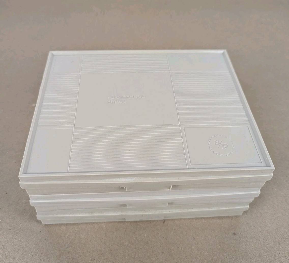 VTG 3x Scientific Products 100 Microscope Slide Storage Box Holder Organizer USA