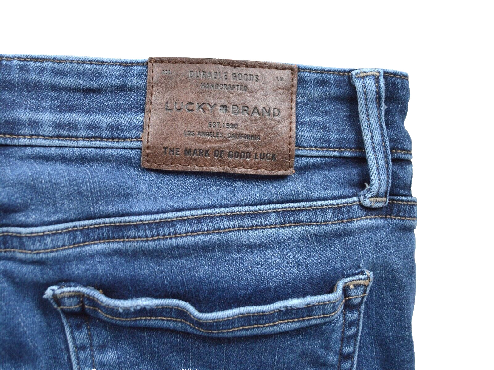 Lucky Brand Ava Super Skinny Jeans Womens Size 4/27 Blue Denim Stretch Mid Rise