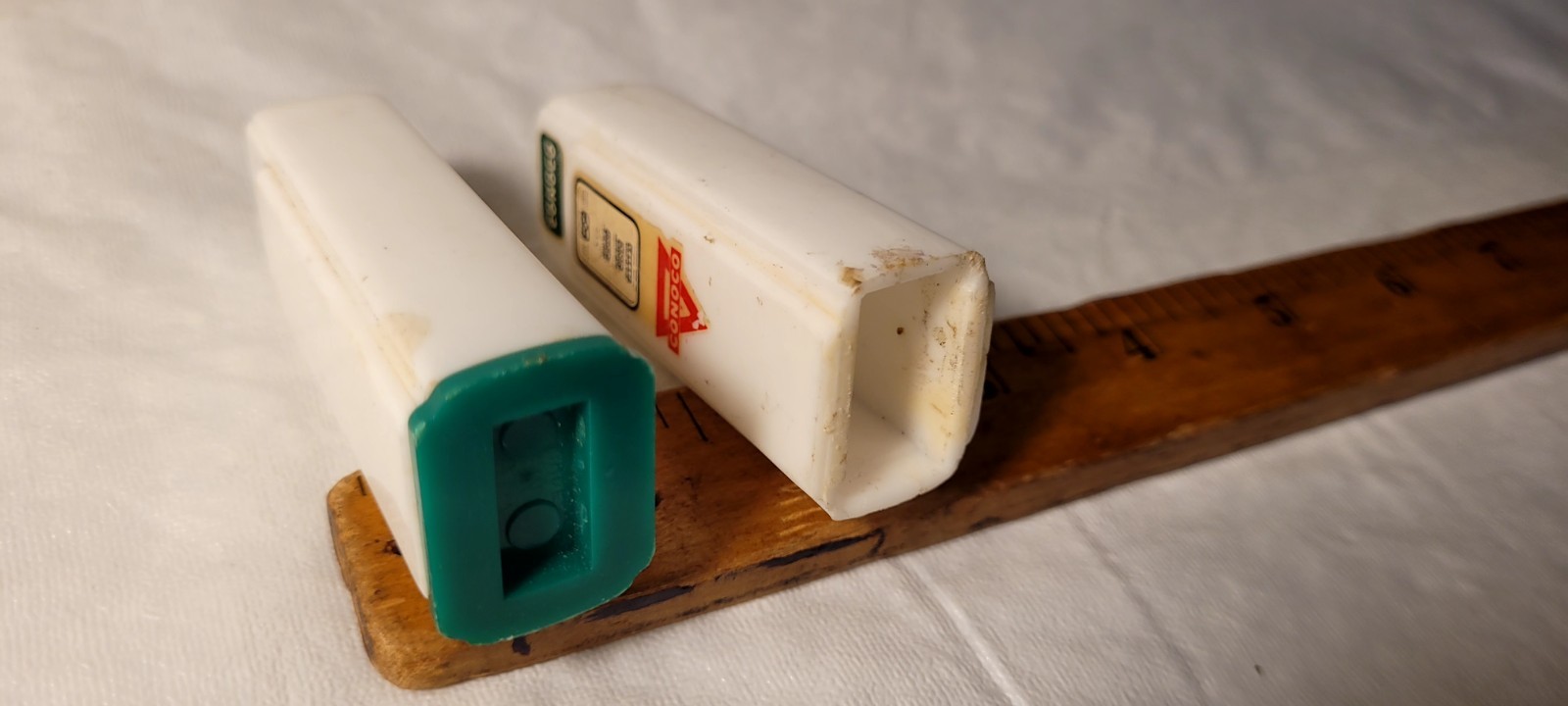 CONOCO Oil Gas Pump Salt and Pepper Shaker Set Vintage 1950s Green and White