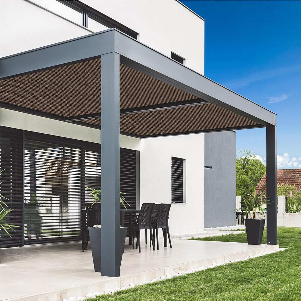 90% Sun Shade Cloth With Grommets Pergola Cover Canopy Outdoor Privacy Screen