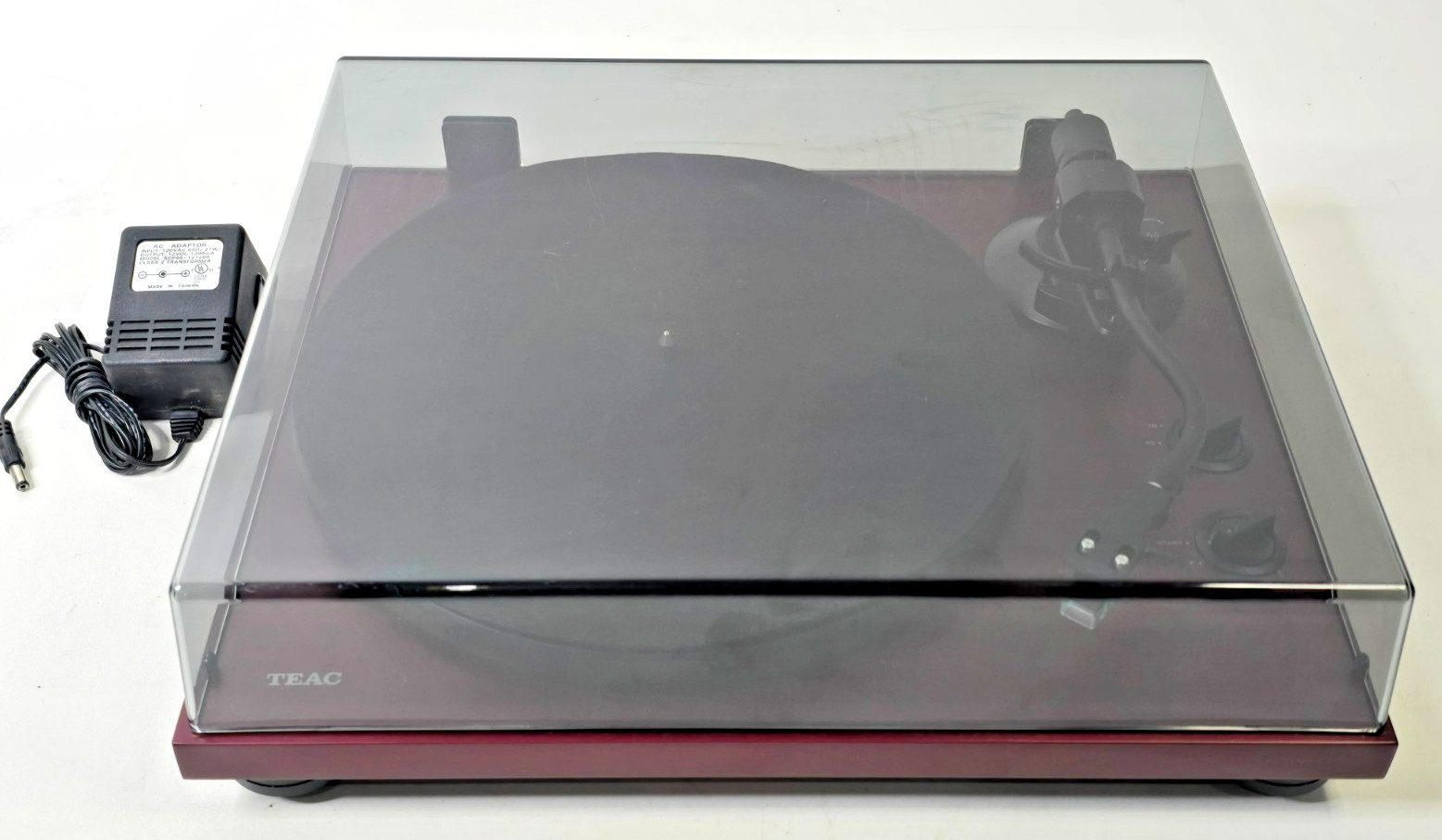 TEAC TN-400S Analog USB Turntable Record Player Cherry Red