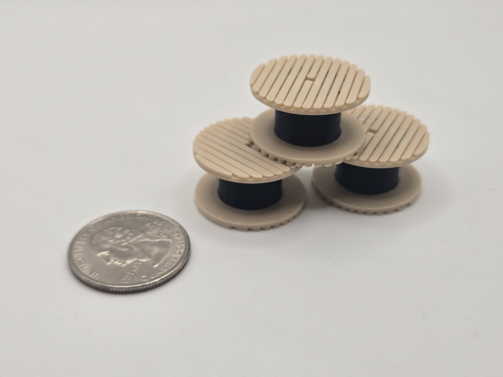 1/64 Scale Fiberoptic Cable Reel Accessory *3 Pack*