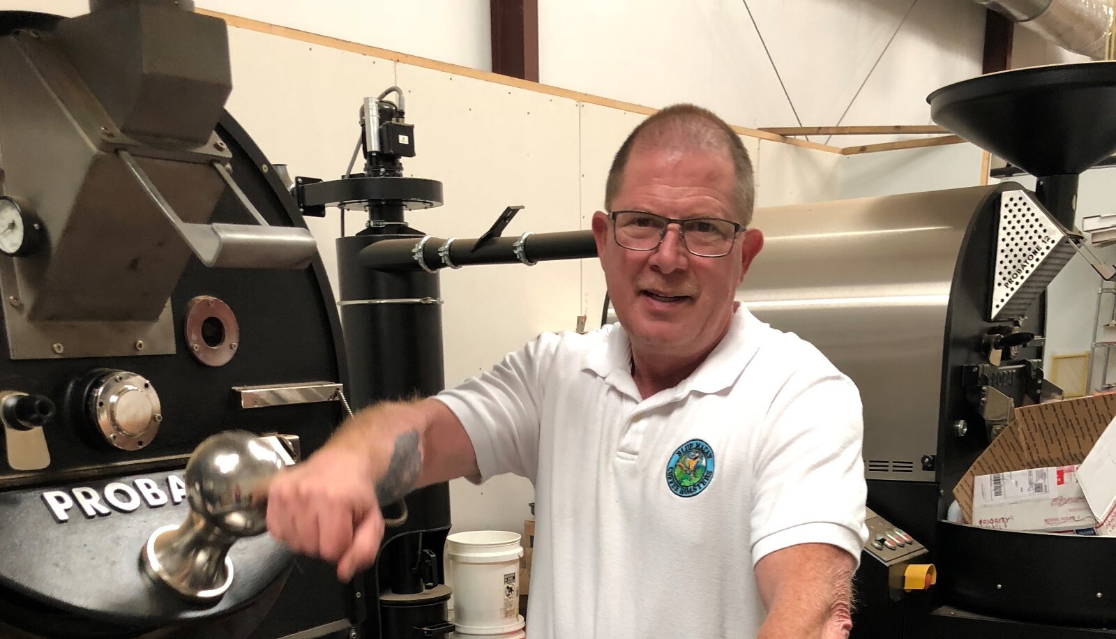 100% HAWAIIAN KONA COFFEE BEANS PEABERRY MEDIUM ROASTED 1 POUND BAG !