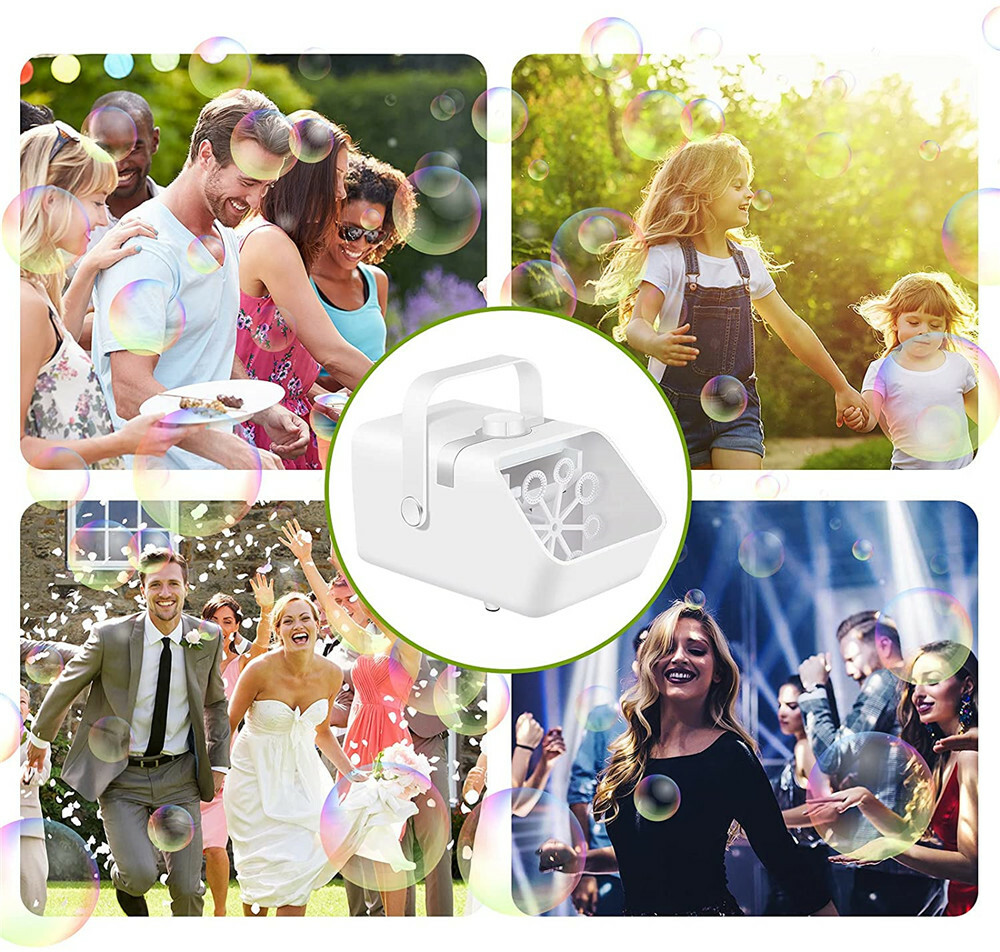 Automatic Bubble Machine Maker High Output Auto Blower DJ Party Stage Wedding US