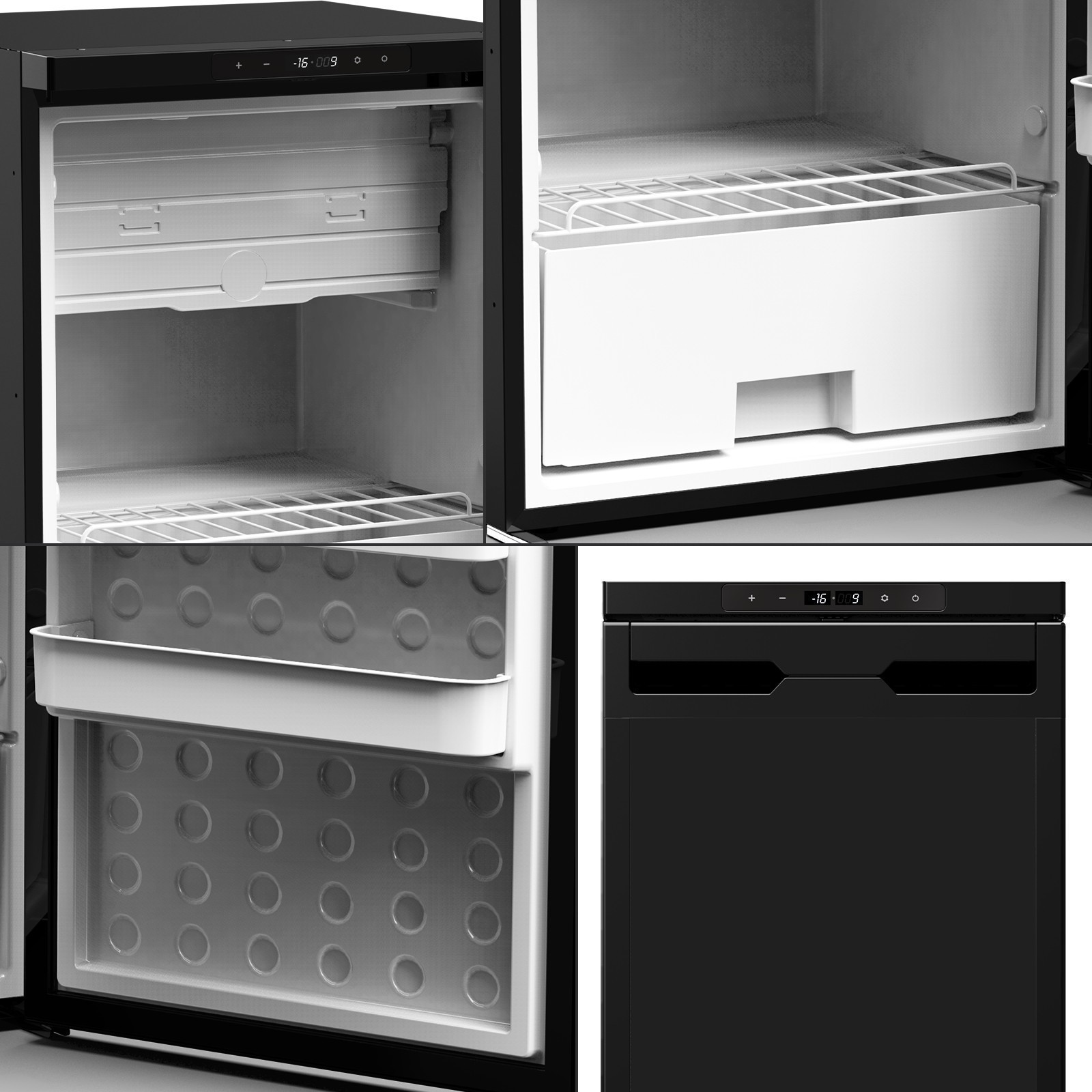 68Qt Portable Car Refrigerator Freezer Compressor Car Fridge 12V&24V APP Control