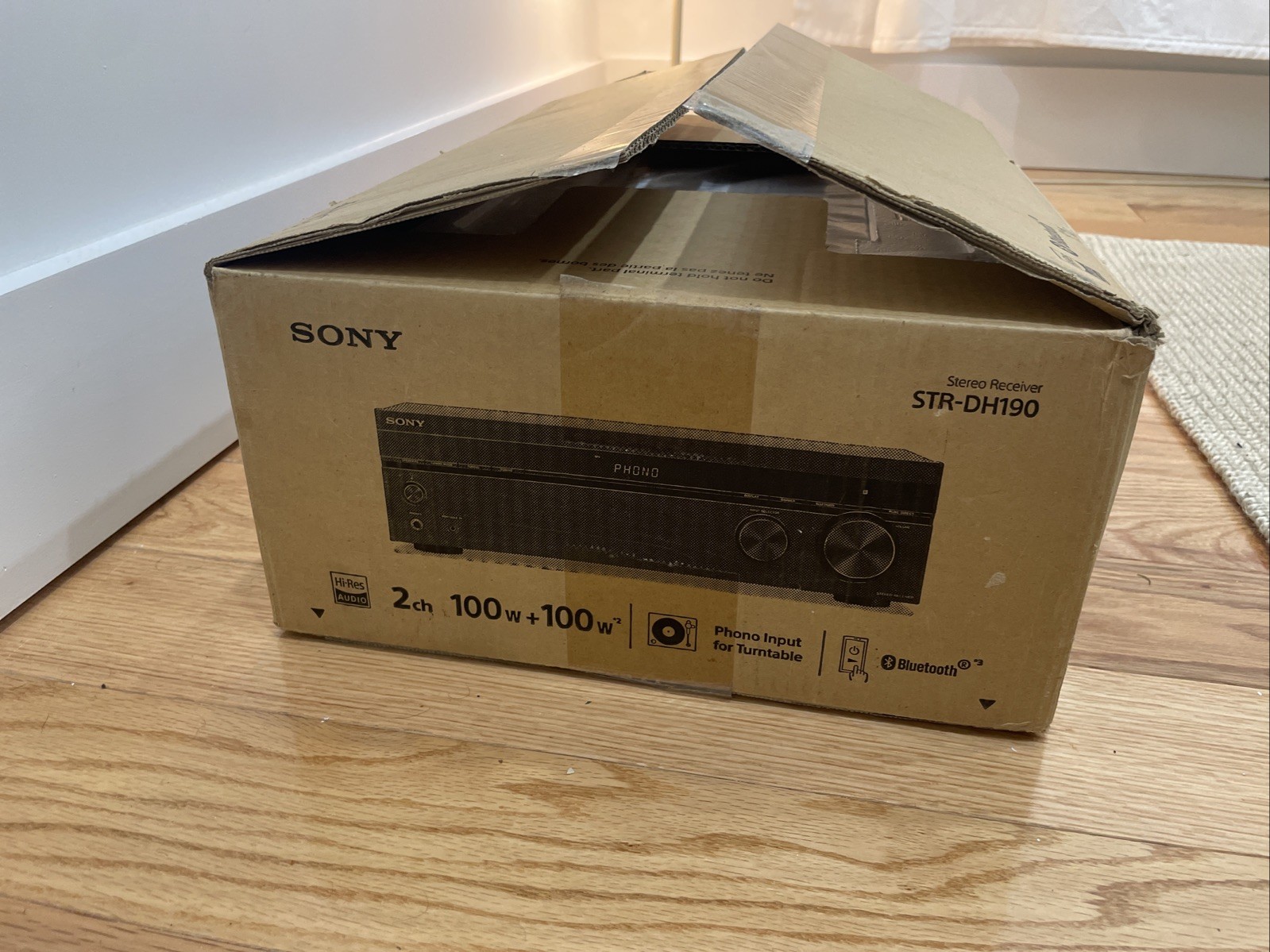 Sony STR-DH190 Stereo Receiver Bluetooth w/ Remote Bundle - Brand New