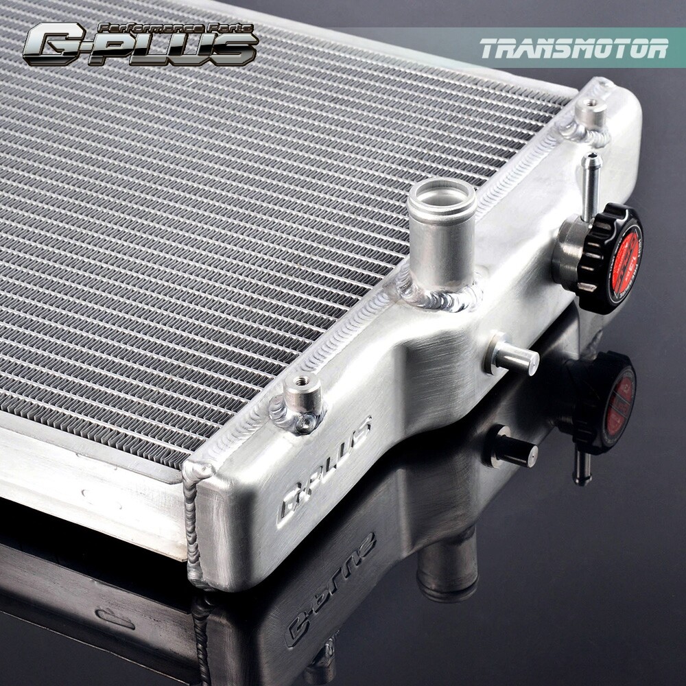 2-Row Aluminum Radiator SilverFit For 92-00 CIVIC EJ/EK/DEL SOL EG/INTEGRA DB DC
