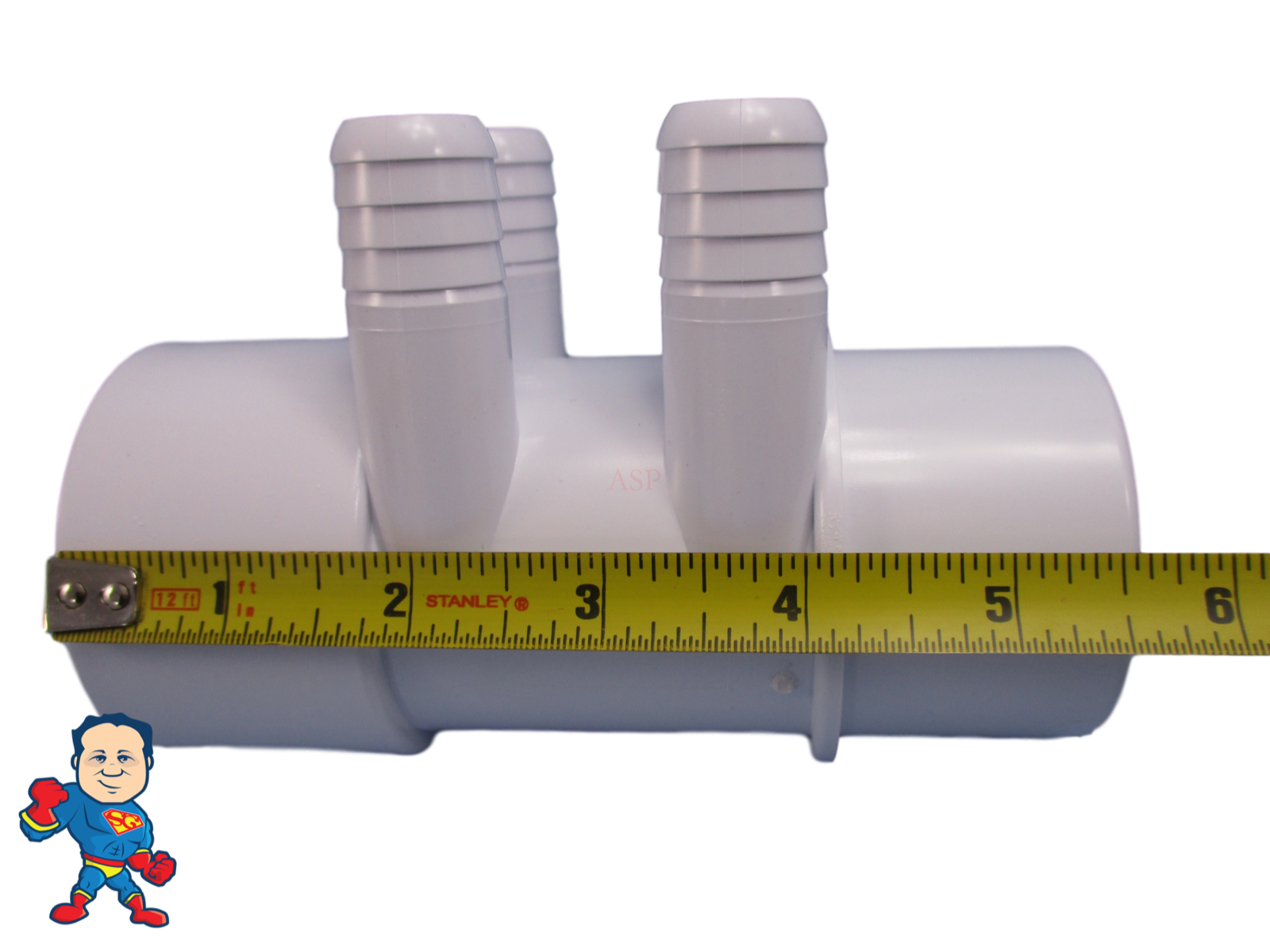 Manifold Hot Tub Spa Part 16 3/4" Outlets Glue and Coupler Kit Info Video