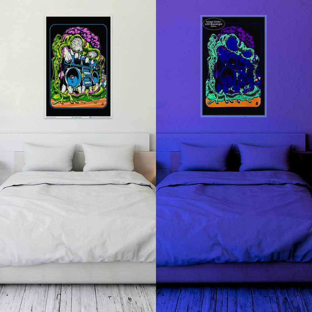 Master Blaster by Dirty Donny Blacklight Poster 23" x 35"