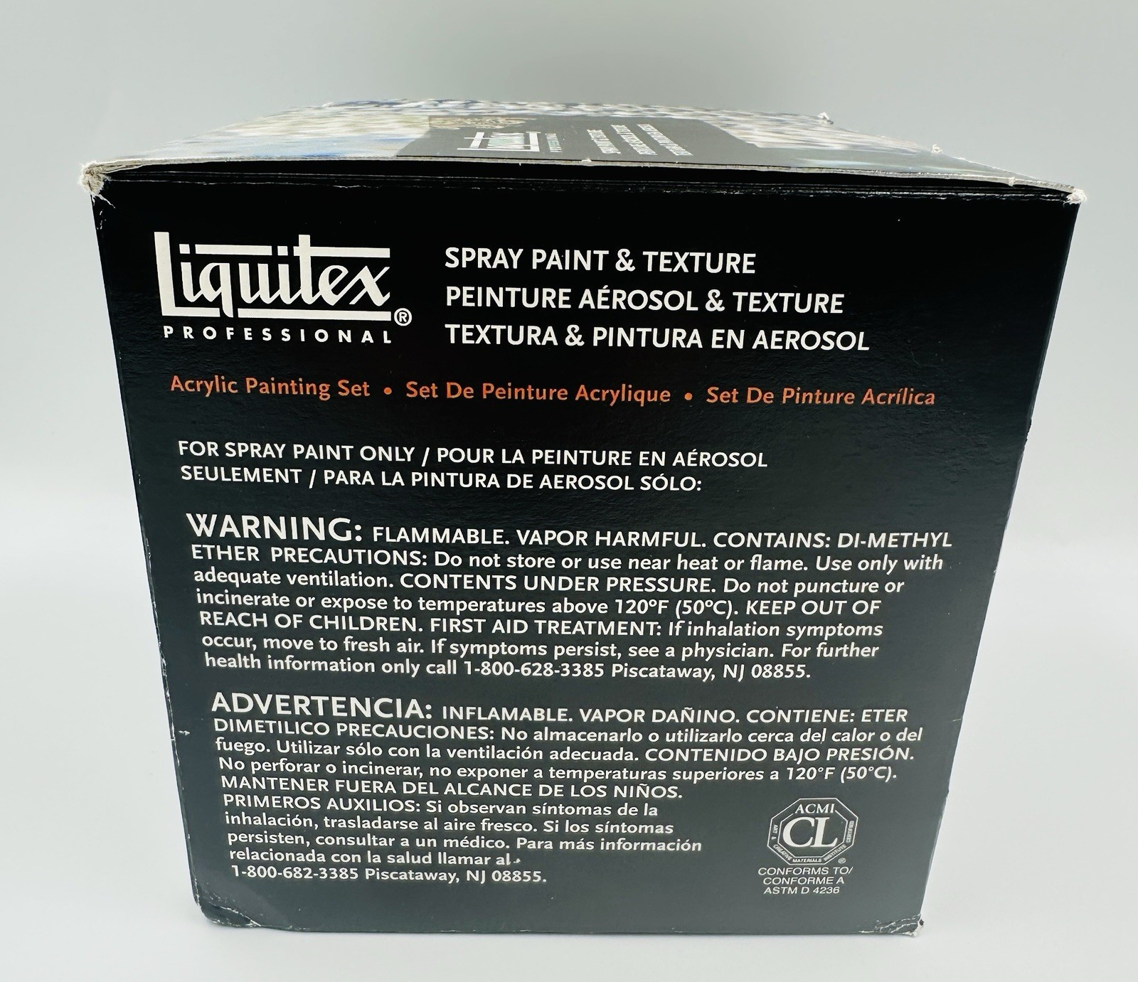 New Liquitex Professional Spray Paint & Texture Acrylic Painting 10 Pieces