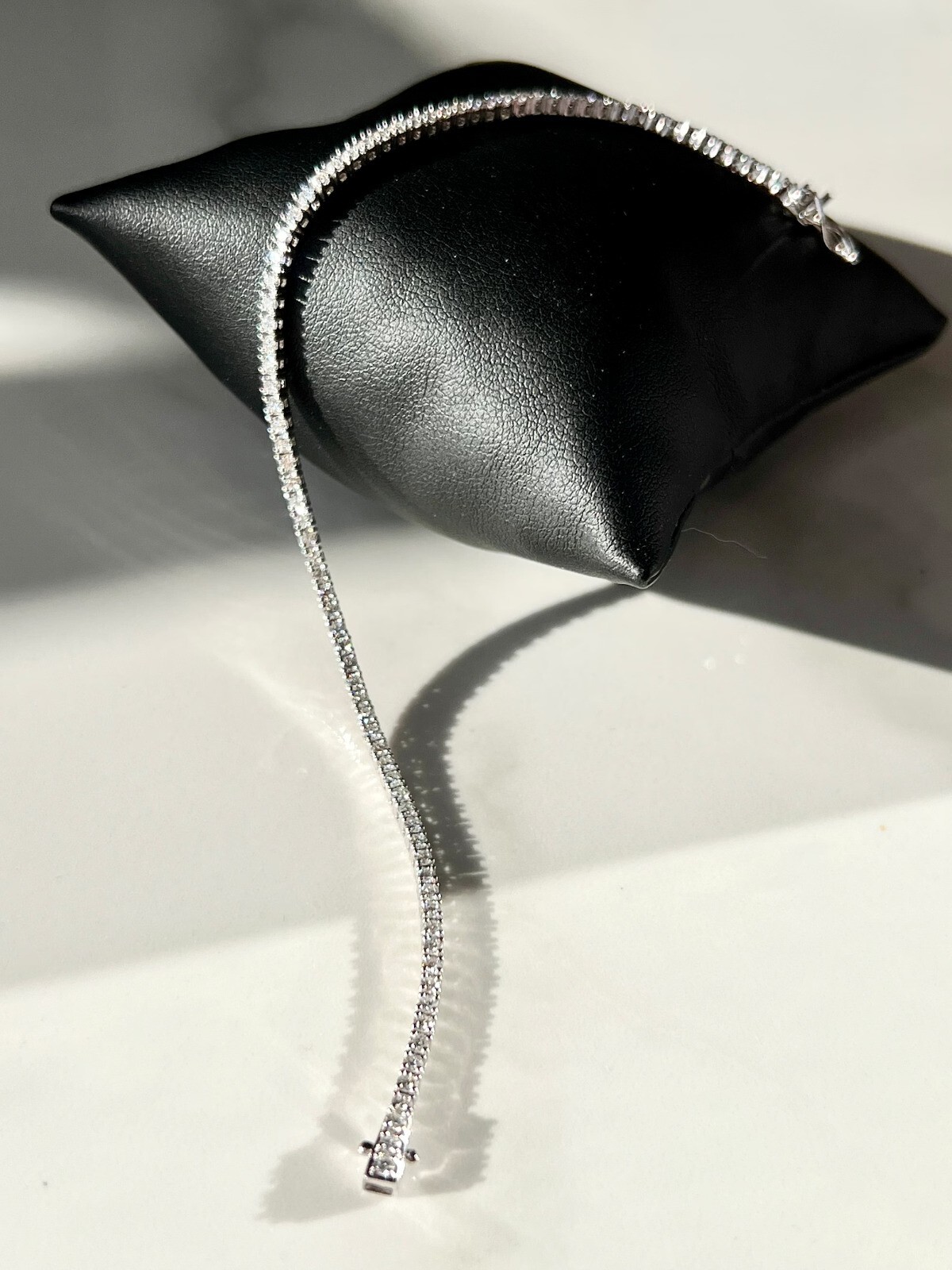 5 Ct Round Cut Lab-Created Diamond Women's Tennis Bracelet 14K White Gold Plated