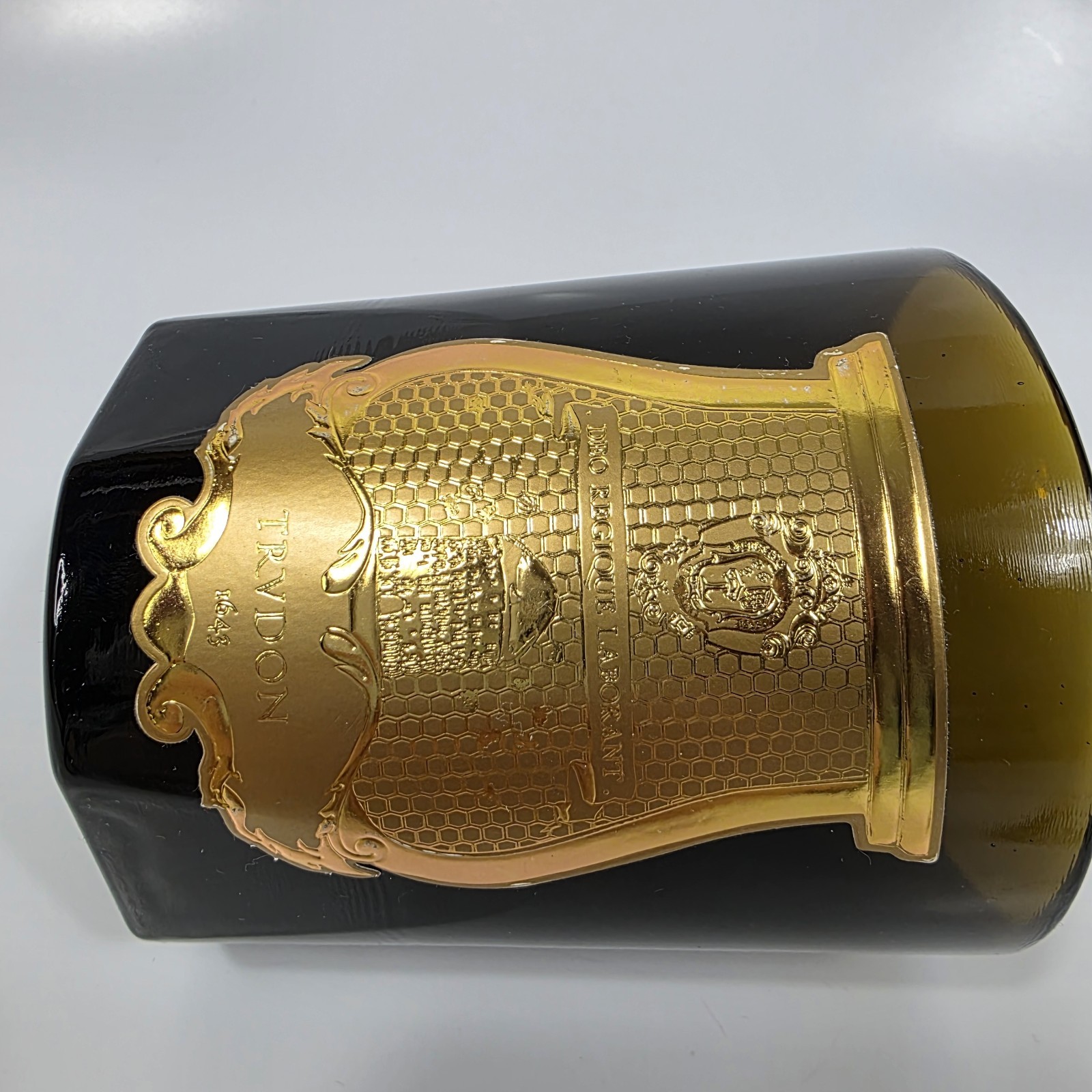 Cire Trudon Empty Candle Jar Black Gold 270g Glass Vessel