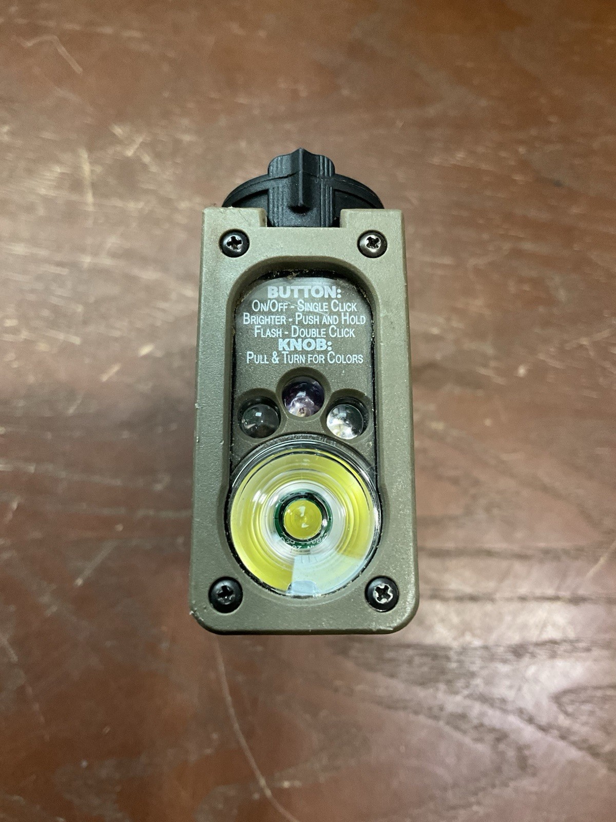 STREAMLIGHT MILITARY SIDEWINDER TACTICAL FLASHLIGHT RED/WHITE/BLUE/IR COYOTE TAN