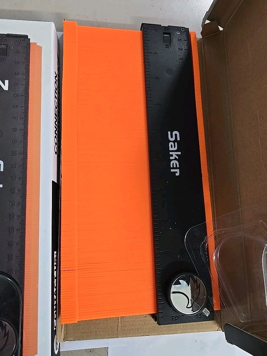 X Saker Connection Contour Gauge (10 Inch) Profile Tool With Hole Pencil