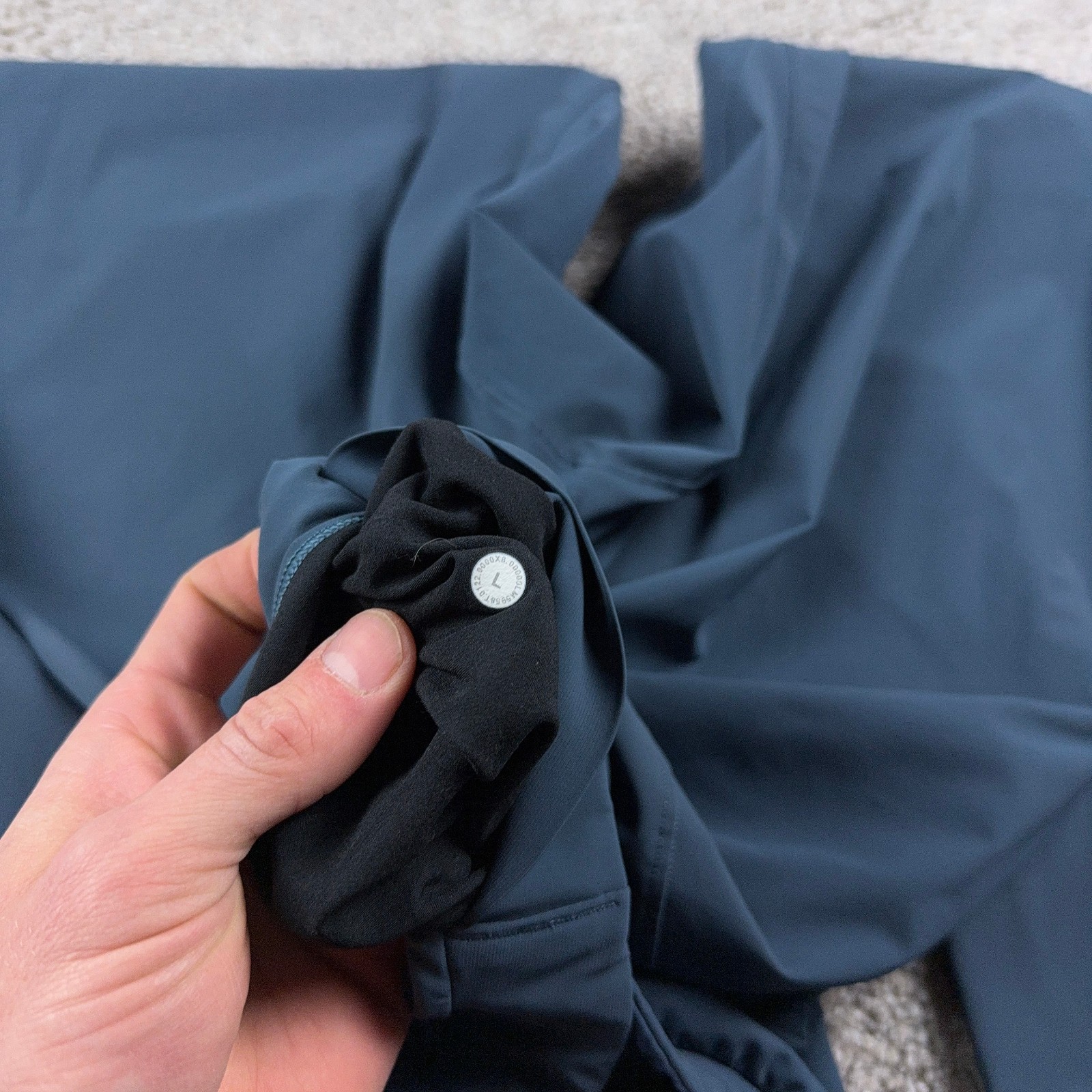 Lululemon Jogger Mens Large Blue Surge Training Performance Running Gym Lifting