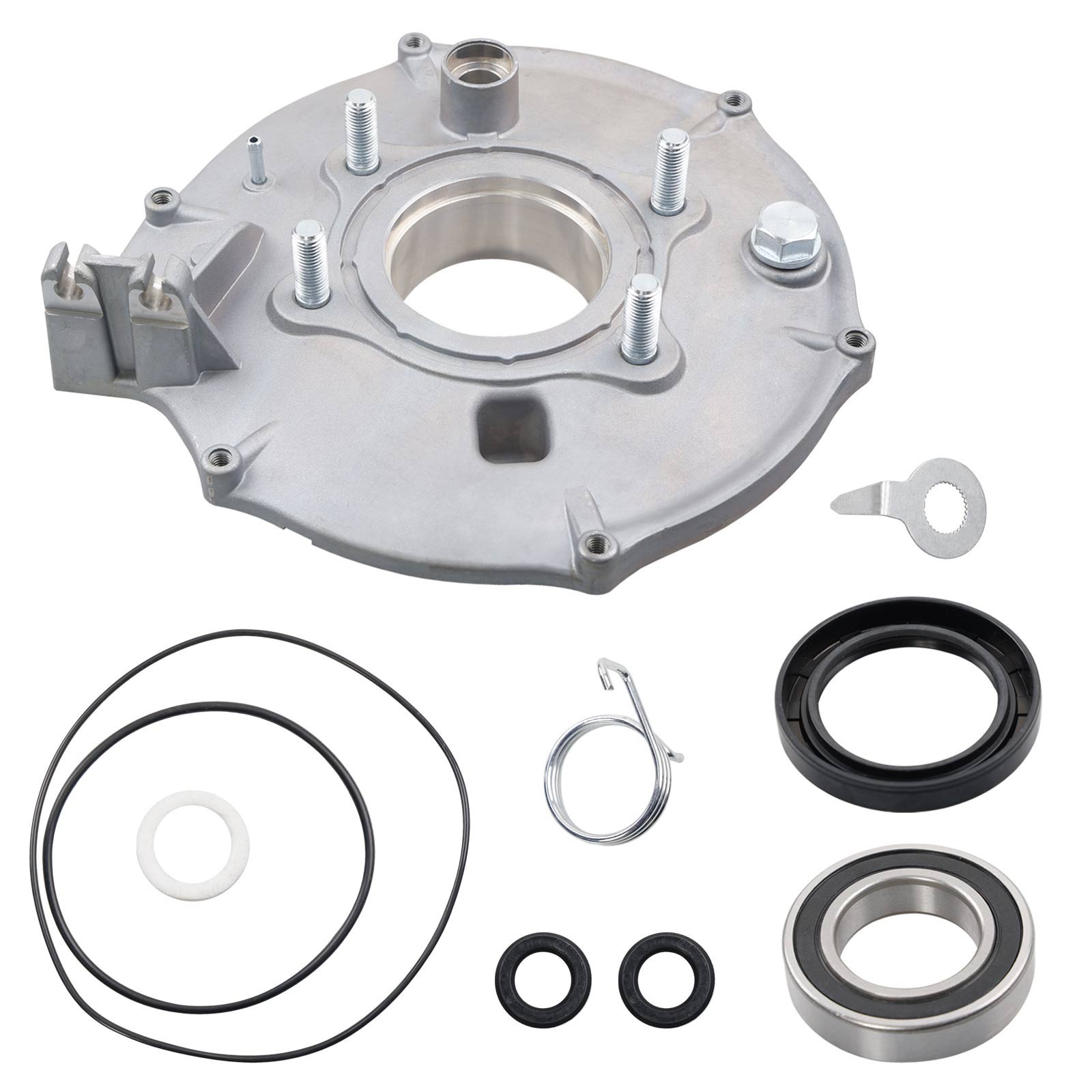 Rear Brake Backing Plate W/Bearing Seals Kit for Honda Fourtrax 300 TRX300 300FW