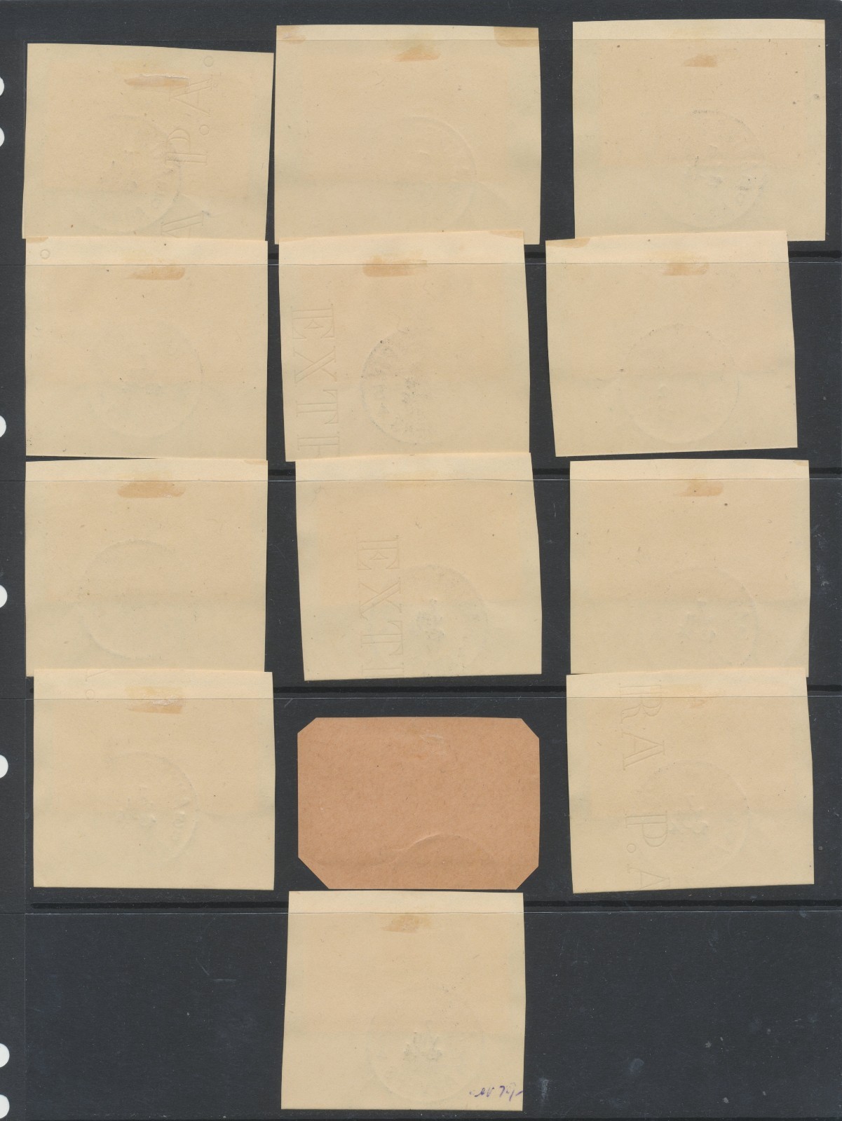 Belgium Stamps 1925 75th Anniv of first Stamp SG410/22 used CV £85.75