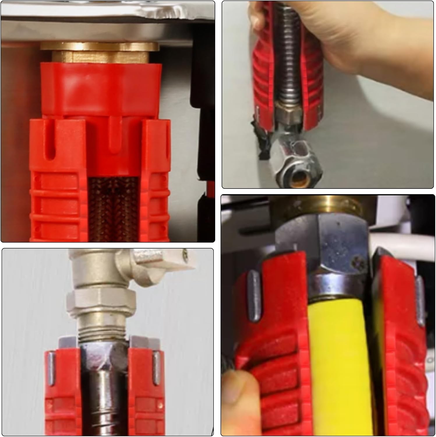 5 in 1 Faucet Sink Installer Home Multi Tool Pipe Wrench For Plumbers Homeowners