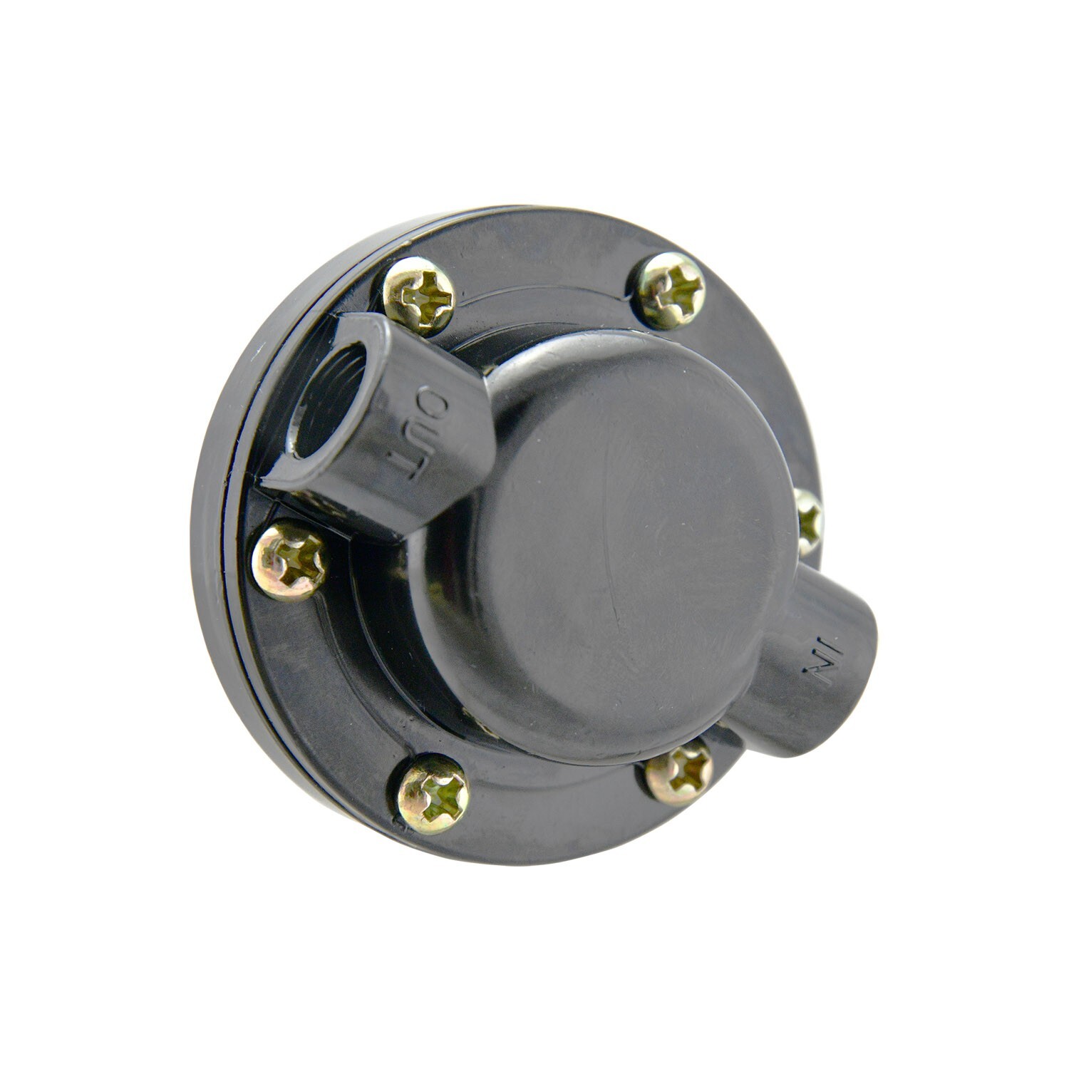 Universal Inline Black Low Pressure Adjustable Fuel Pressure Regulator 1-6 PSI