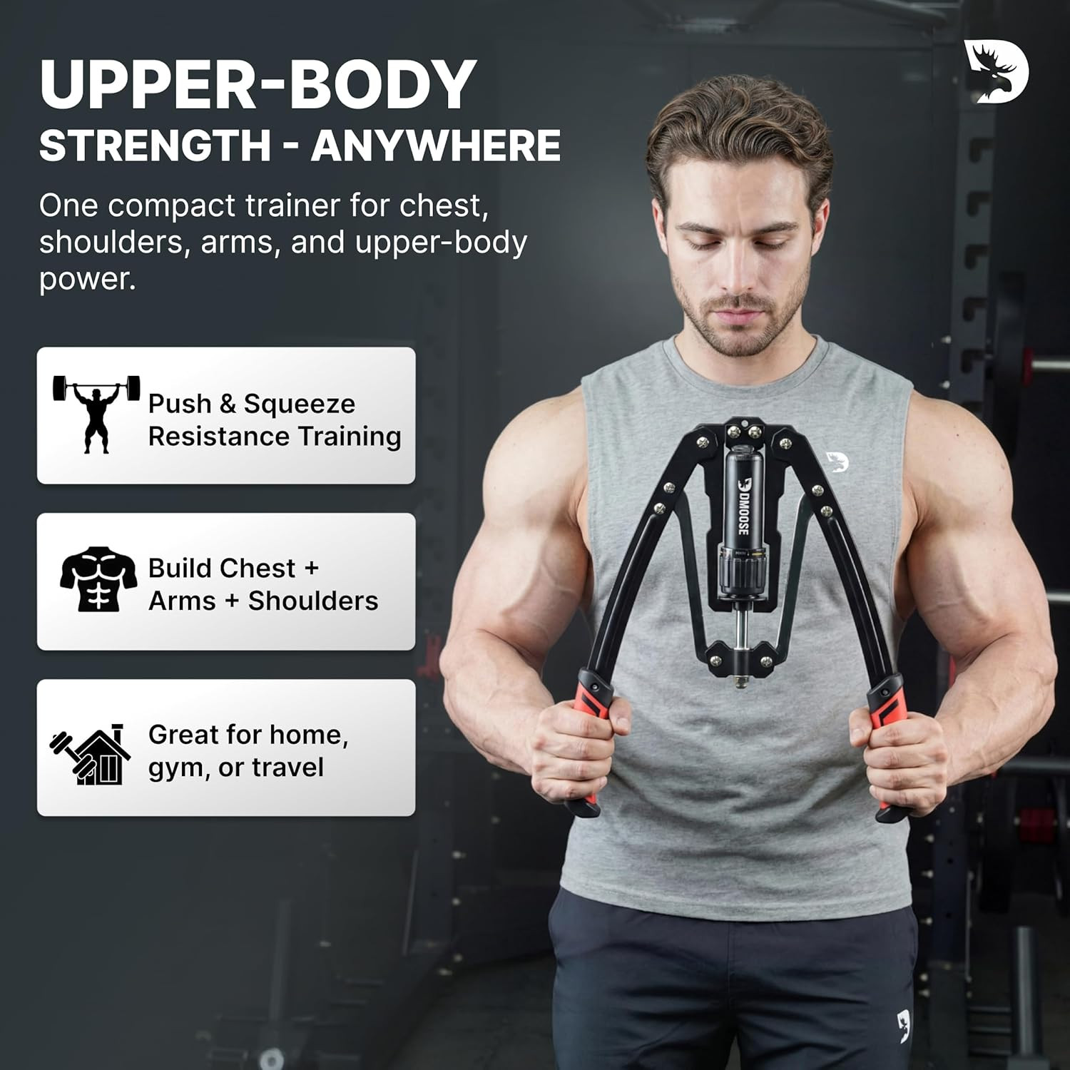 Arm Blaster for Biceps and Triceps - Heavy Duty Aluminum, Soft Neck Padding & Ad