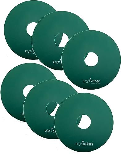 6 Silicone Dehydrator Sheets NON-Toxic for Nesco Round Dehydrators Fruit Roll