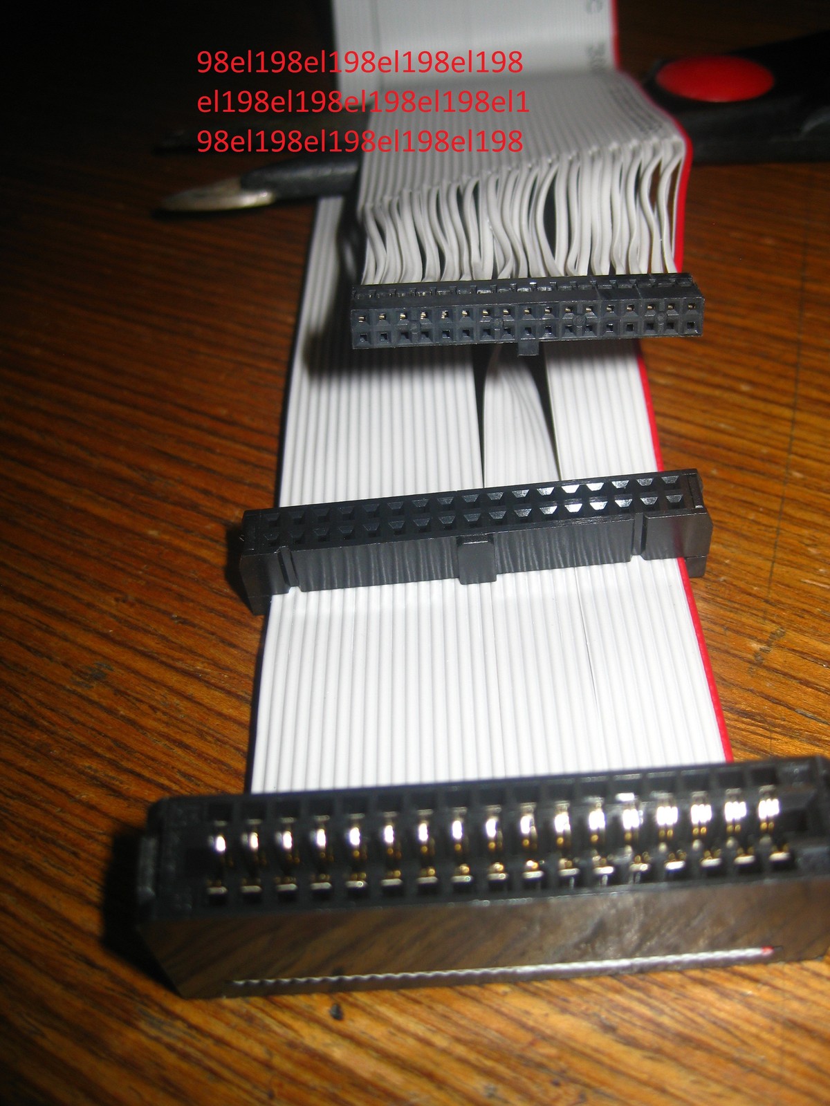 *new Floppy Drive cable(23" long) HIGH-Density CONNECTOR 3.5" & 5.25" *MORE*